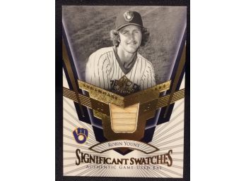 2004 Upper Deck Robin Yount Significant Swatches Bat Relic Card - K