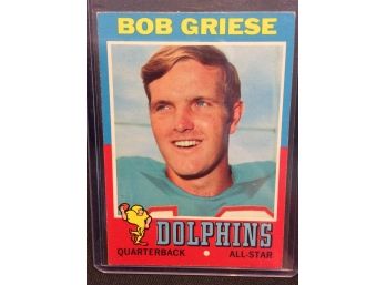 1971 Topps Bob Griese - M