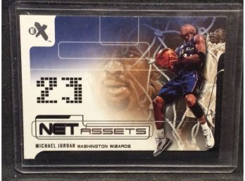 2001-02 Fleer EX Michael Jordan Net Assets Insert Card - M