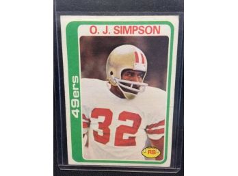 1978 Topps O.J.simpson - M
