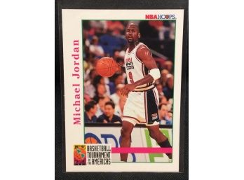 1992 NBA Hoops Michael Jordan USA Basketball - M