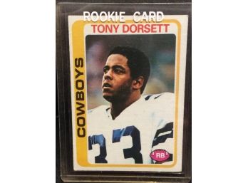 1978 Topps Tony Dorsett Rookie Card - M