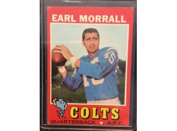 1971 Topps Earl Morrall - M