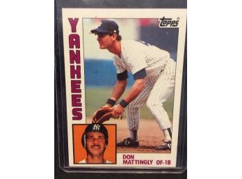 1984 Topps Don Mattingly Rookie Card - M