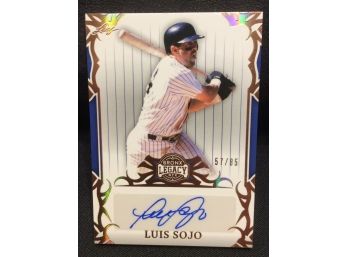 2023 Leaf Bronx Legacy Luis Sojo Autograph Card 57/85 - K