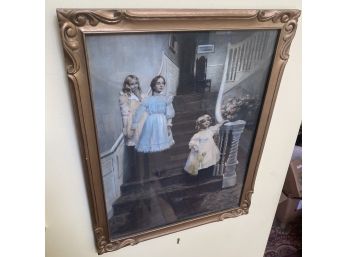 Framed Print Of Three Girls