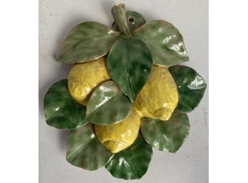 Pottery Lemon Wall Decor