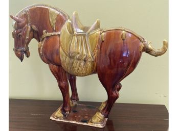 Vintage Pottery Tang Horse