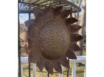 Hanging Metal Sunflower Decor