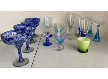 Blown Glass Barware