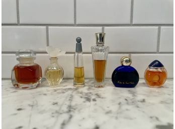 Mini Perfume Bottles Including Nina Ricci & Boucheron