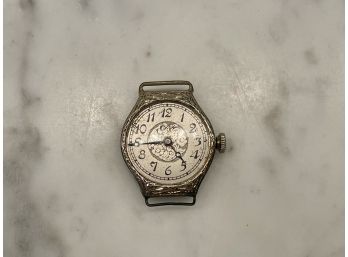 Antique Elgin J. Boss 14K White Gold Filled Watch