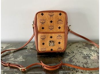 Vintage MCM Visetos Leather Crossbody Bag