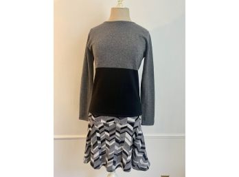 Michael Kors Sweater, Moth Brand Geometric Skirt