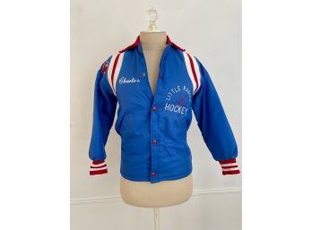 Vintage Youth Monogrammed Hockey Jacket By Holloway