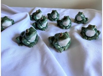 Lot Of Ceramic Frogs (Study)