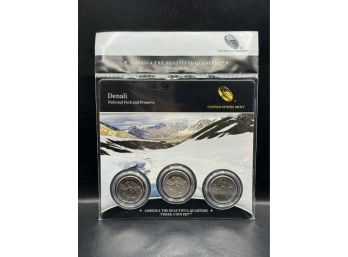 America The Beautiful Quarters 3 Coin Set Denali National Park And Preserve