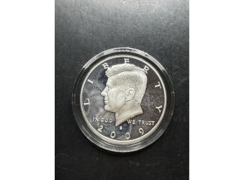 2009-S Uncirculated Proof 90 Silver Kennedy Half Dollar