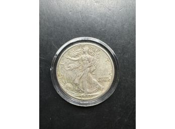 1943-D Walking Liberty Silver Half Dollar