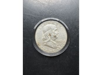 1962 Silver Benjamin Franklin Half Dollar