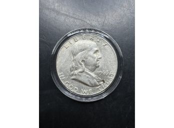 1963-D Silver Benjamin Franklin Half Dollar