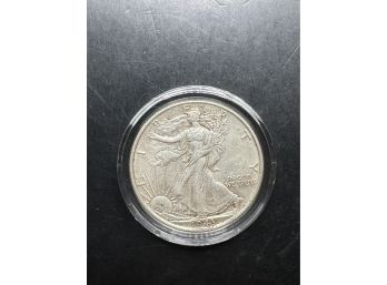 1943 Walking Liberty Silver Half Dollar