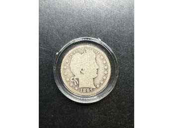 1897 Barber Silver Quarter