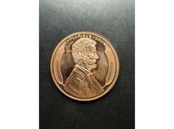 One AVDP Ounce .999 Fine Copper Round