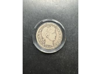 1915-D Barber Silver Quarter