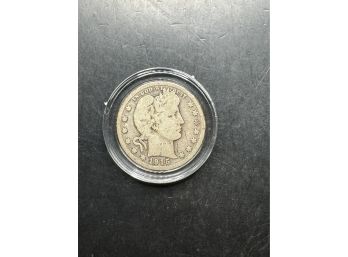 1915 Barber Silver Quarter