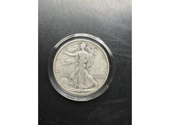 1939 Walking Liberty Silver Half Dollar