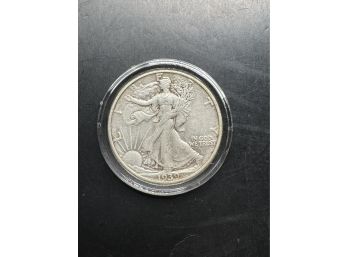 1939-S Walking Liberty Silver Half Dollar