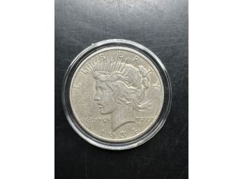 1934 Silver Peace Dollar