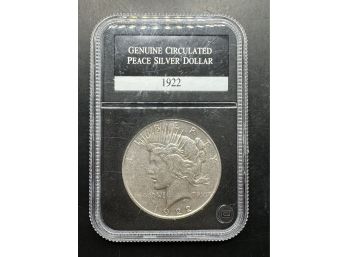 1922-D Silver Peace Dollar