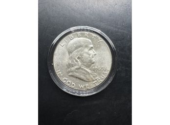 1963 Benjamin Franklin Silver Half Dollar