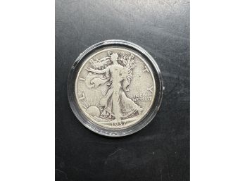 1937-S Walking Liberty Silver Half Dollar