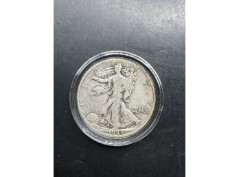 1943-D Silver Walking Liberty Half Dollar
