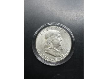 1963 Silver Benjamin Franklin Half Dollar