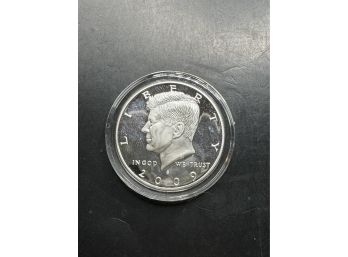 2009-S Uncirculated Proof 90 Silver Kennedy Half Dollar