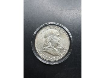 1963-D Silver Benjamin Franklin Half Dollar