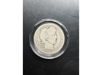 1915-D Barber Silver Quarter