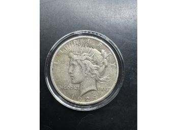 1924 Silver Peace Dollar