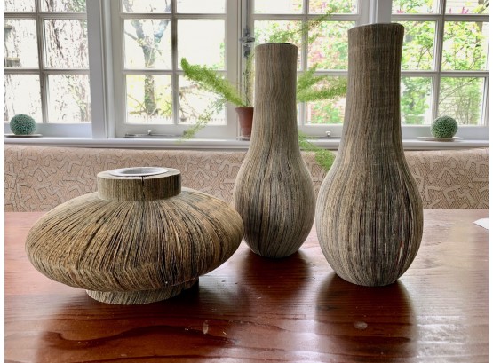 Sculpted Paper Vases
