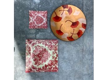 Serving Platters By Michel Design Works & Mackintosh Enamels