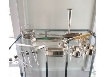 Sterling Silver & Assorted Serving Pieces