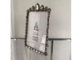 Vintage-Look Bejeweled Frame By Two’s Company