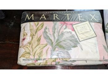 Martex King Size Sheet Set - New In Package - Eternal Multi - Peony Floral Design