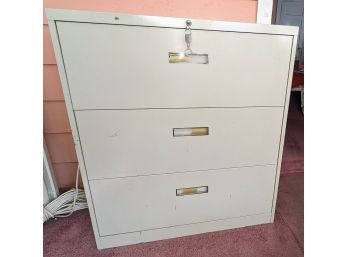 3 Drawer Lateral File Cabinet With Key