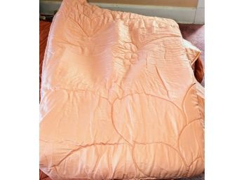 King Bedspread - Light Coral/Peach Color