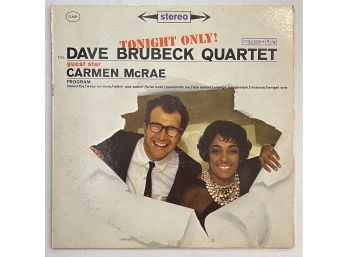 Dave Brubeck And Carmen McRae - Tonight Only! CS8409 Columbia 6-Eye VG Plus Plus